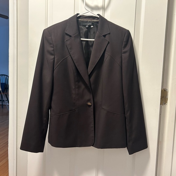 Anne Klein Classic Black Blazer - Picture 1 of 4